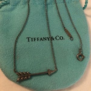 Tiffany & Co. sterling silver arrow necklace